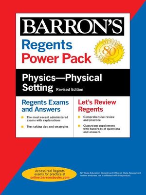 cover image of Regents Physics—Physical Setting Power Pack Revised Edition